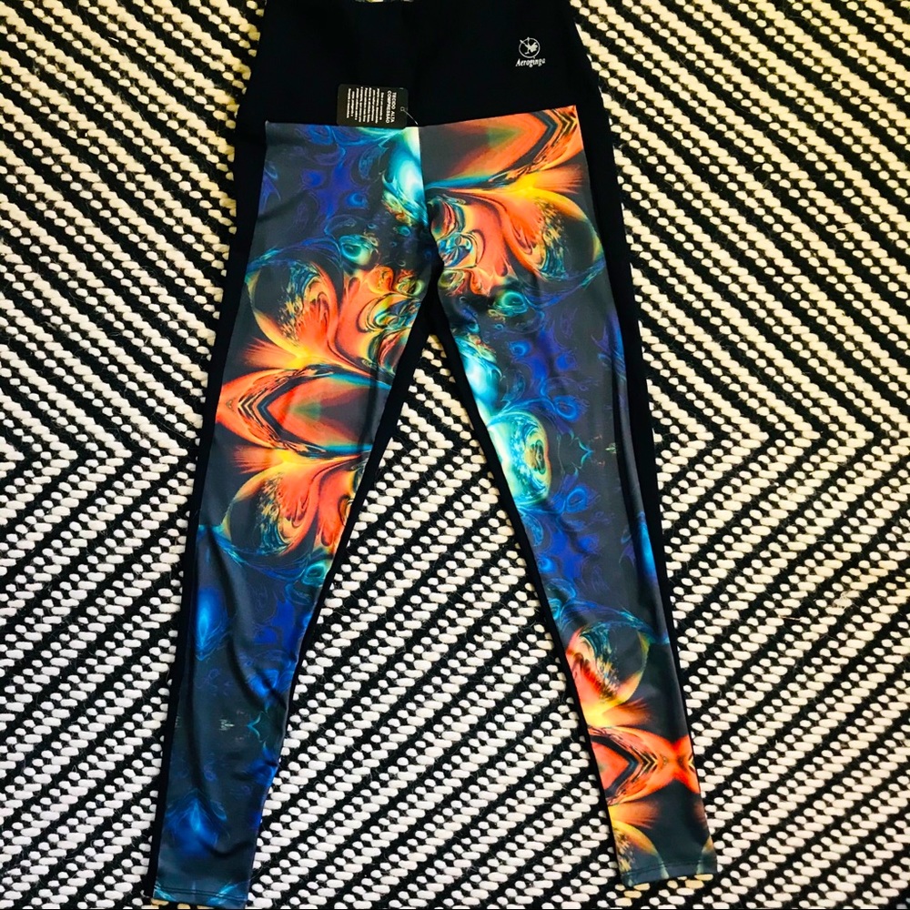 Psychedelic Print Yoga Pants